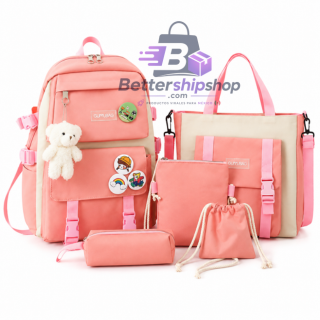 Mochila pack 5 en 1 - SET Mochila